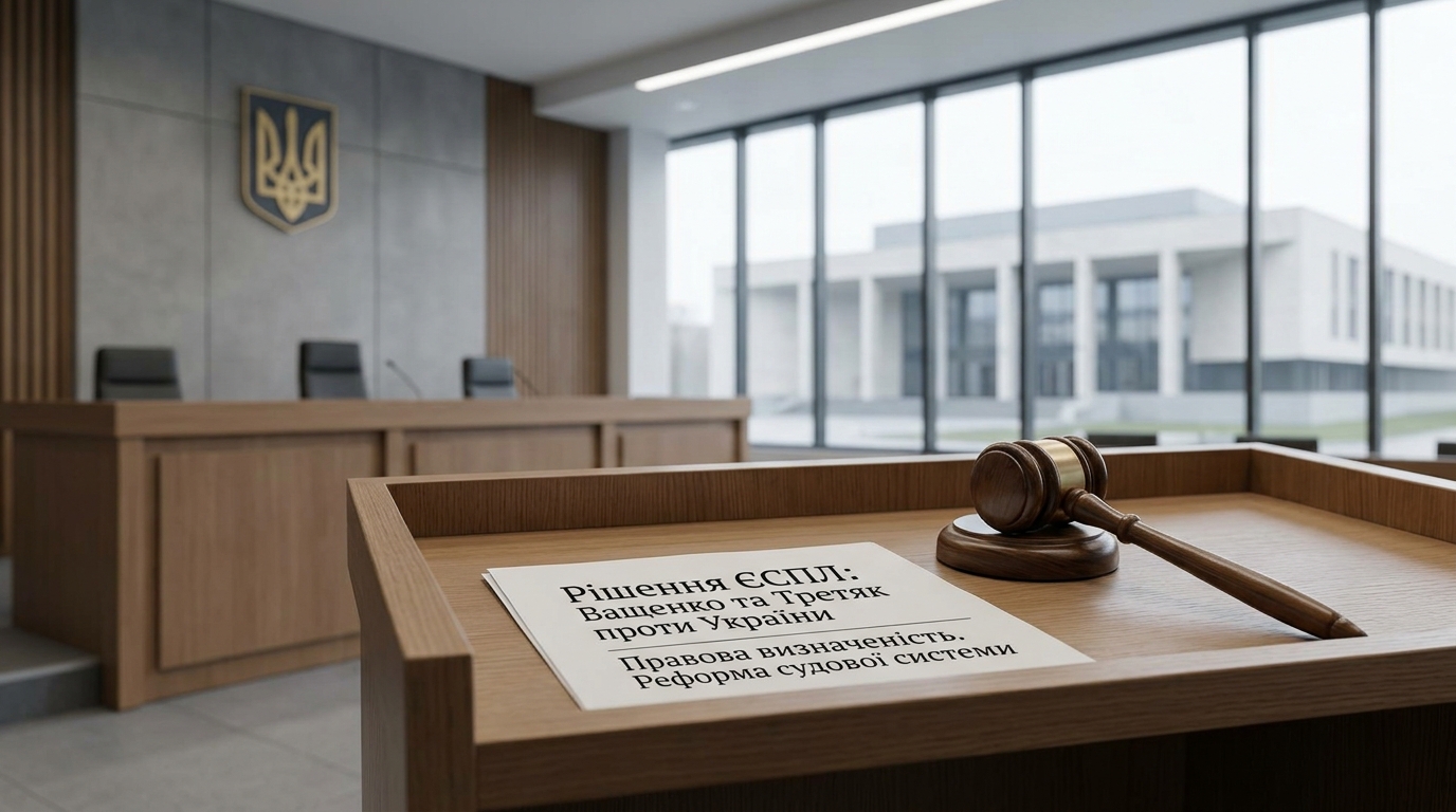 Про єдність судової практики: рішення ЄСПЛ у справі "Ващенко та Третяк проти України"