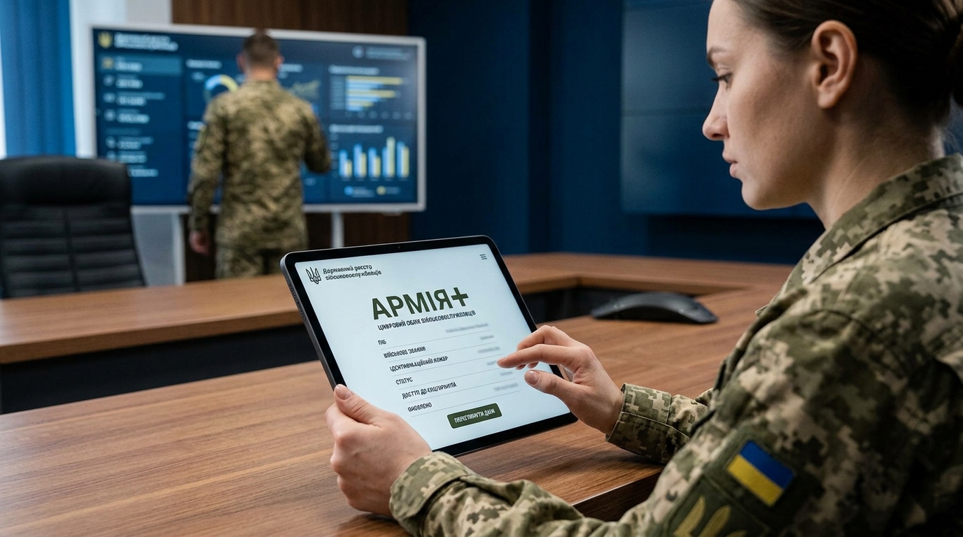 Затверджено Порядок ведення цифрового реєстру військовослужбовців