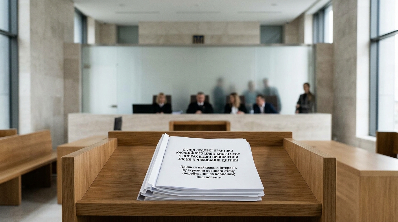 Cудова практика Касаційного цивільного суду у спорах щодо визначення місця проживання дитини в огляді ВС