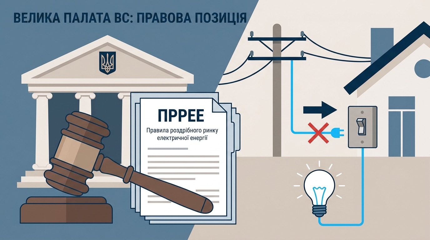 Зображення лічильника електроенергії або електричної мережі, що символізує захист прав споживачів.