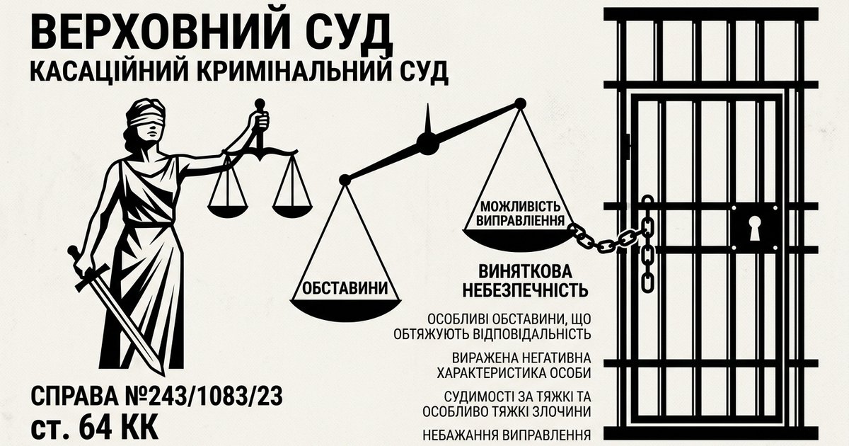 Ілюстрація судового засідання або символу правосуддя, що стосується довічного позбавлення волі та рішень ВС.