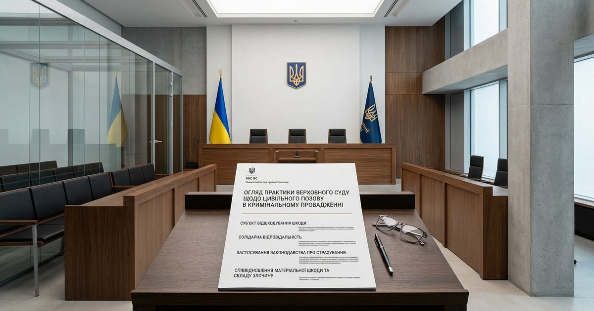 Будівля Верховного Суду України, логотип Касаційного кримінального суду, юридичні документи