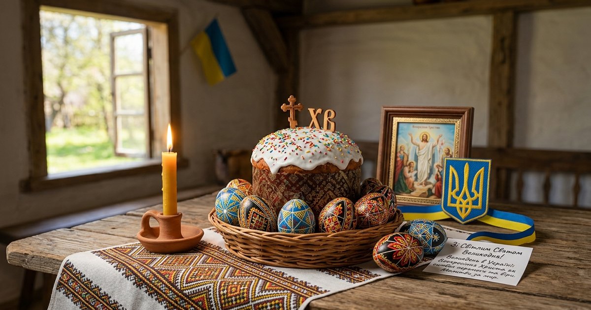 Вітаємо з Великоднем!
