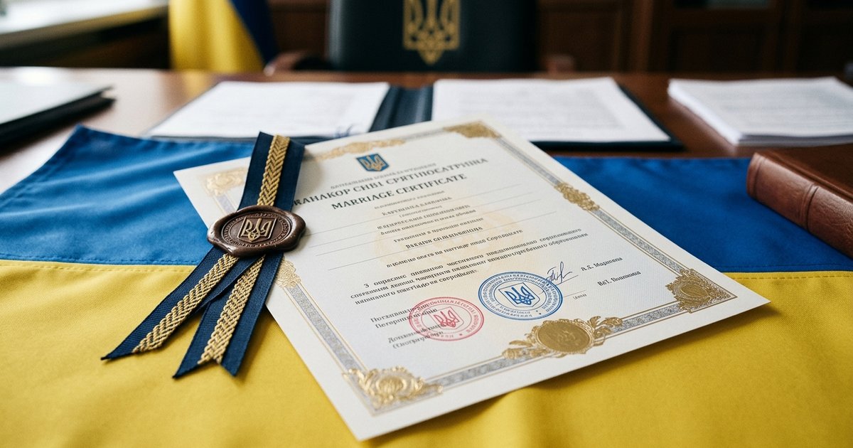 Дійсність в Україні  шлюбу, укладеного за кордоном