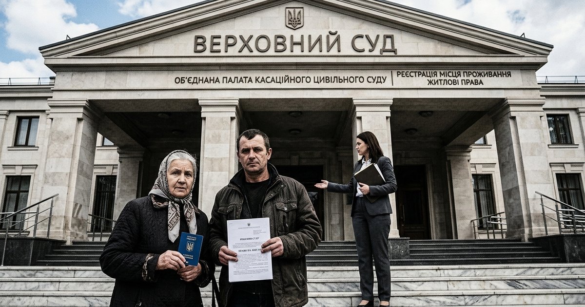 Про неправомірність зняття особи із зареєстрованого місця проживання за заявою власника житла - ОП КЦС