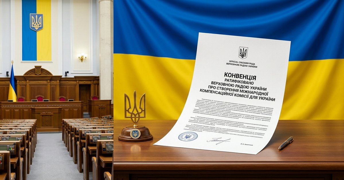 Верховною Радою України ратифіковано Конвенцію про створення Міжнародної компенсаційної комісії для України