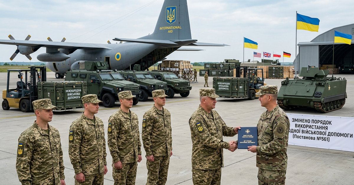 Змінено порядок використання міжнародної військової допомоги