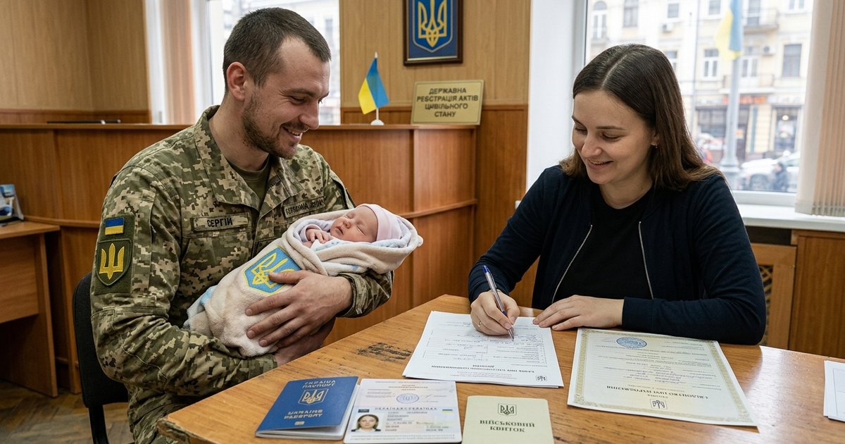 Про реєстрацію дитини, батько якої на військовій службі