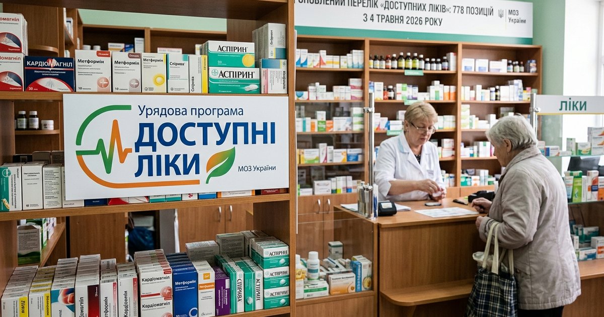 Міністерством охорони здоров'я України оновлено перелік «Доступних ліків»