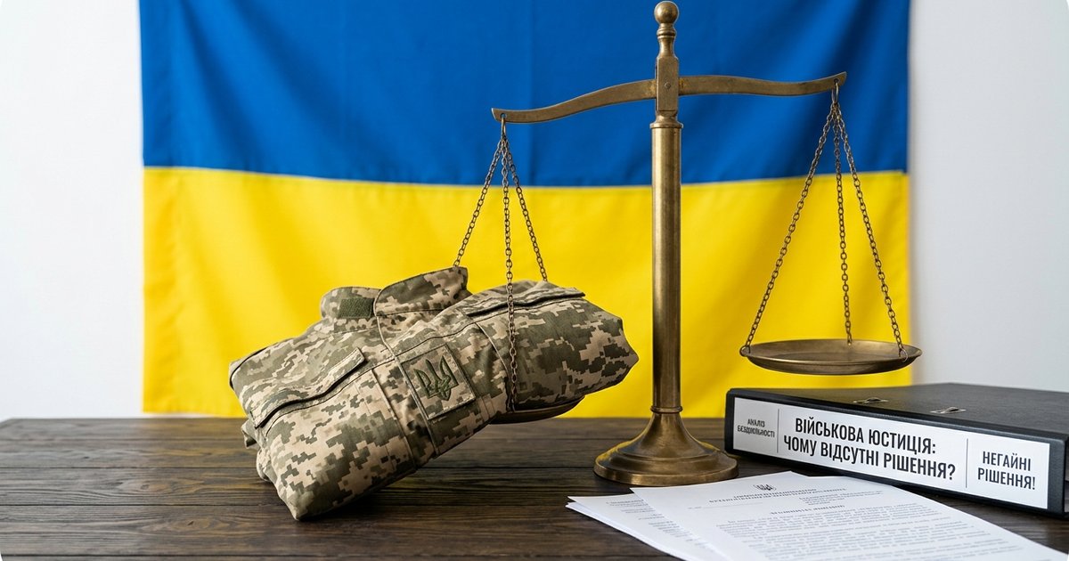 Система військової юстиції України – чому відсутні рішення в умовах реальних воєнних загроз?