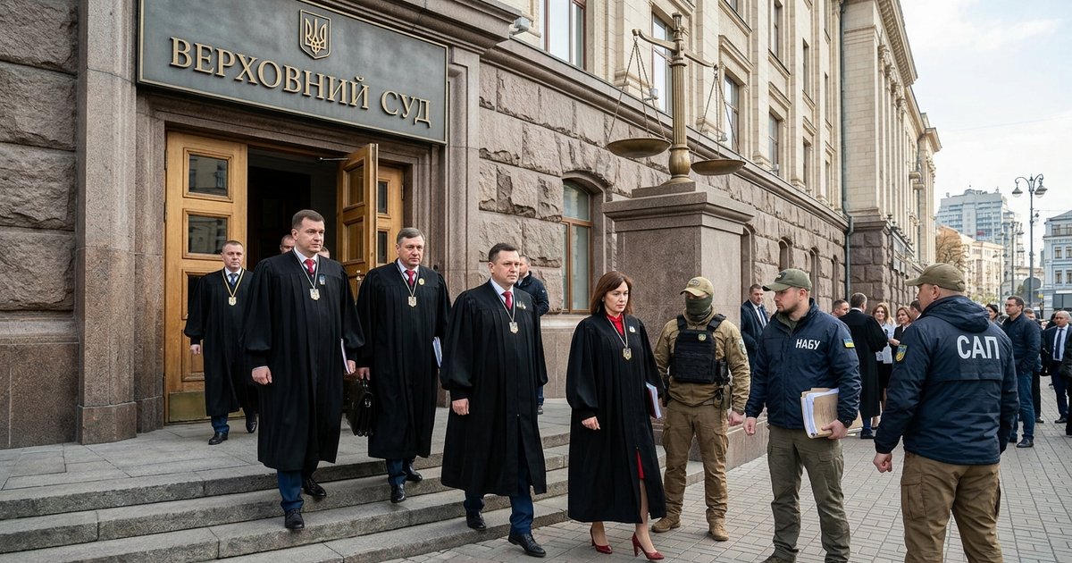 Повідомлено про підозру чотирьом суддям Верховного Суду