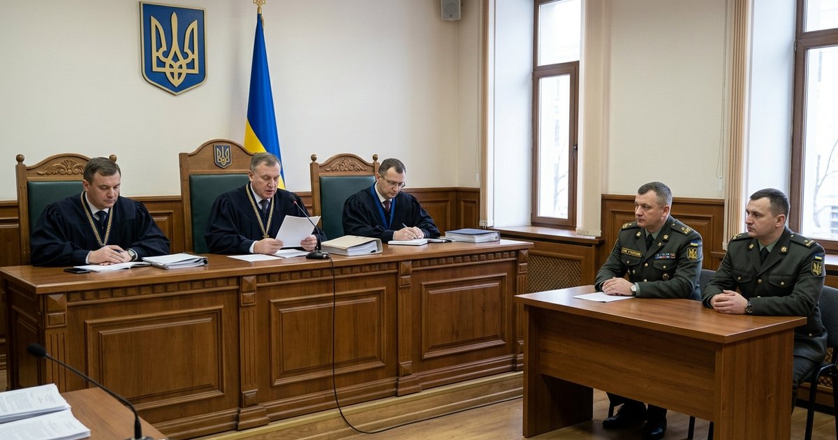 Кольоровий  Зала засідання Верховного Суду  судді за столом один зачитує рішення