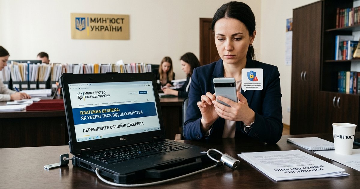 Платіжна безпека - Мін'юст роз'яснює