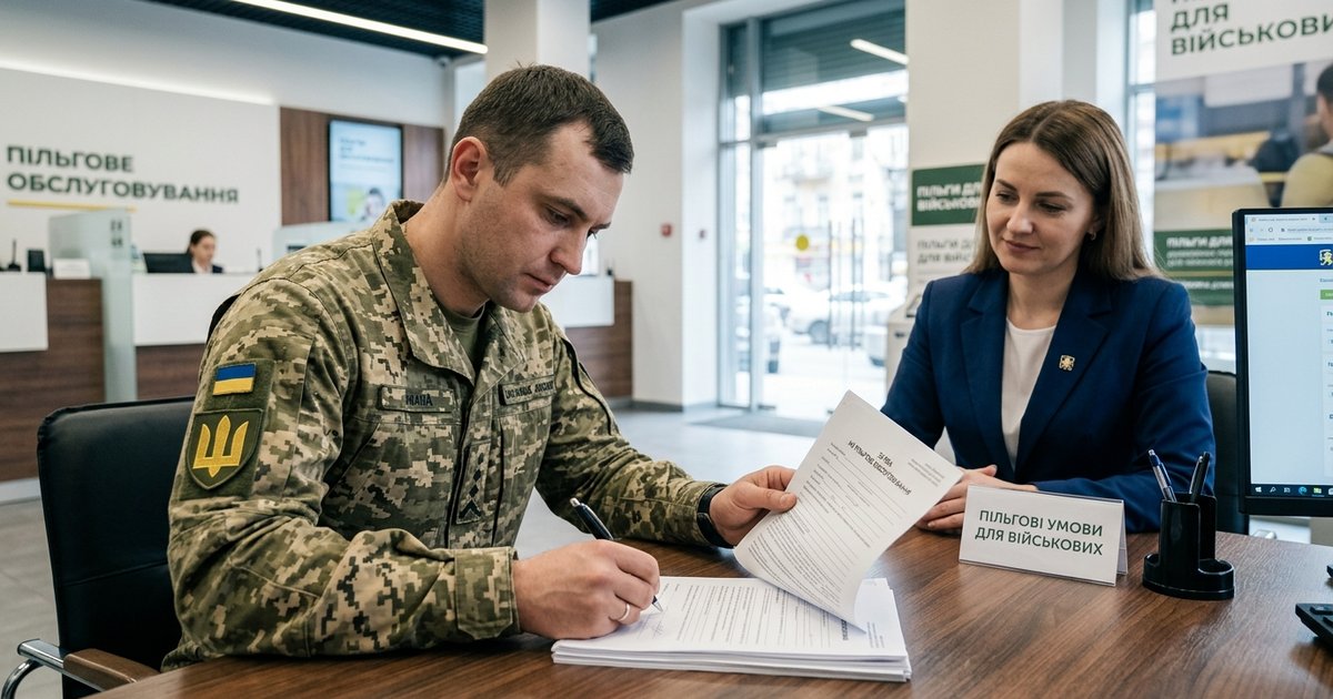 Про пільги, можливості банківських послуг для військовослужбовців і ветеранів