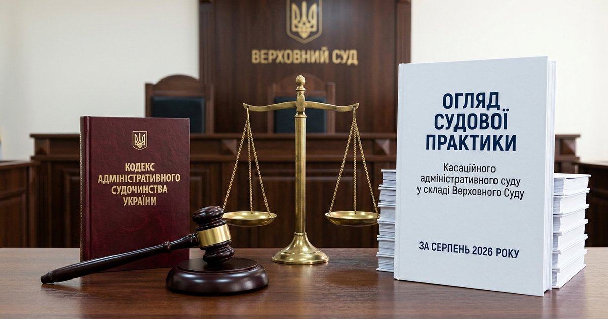 Судова практика Касаційного адміністративного суду в огляді ВС за серпень 2026 року