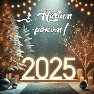 Вітаємо з Новим 2025 роком!